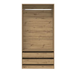 Garde - Robe Structure en bois robuste Chêne Artisanal - www.minichezmoi.com