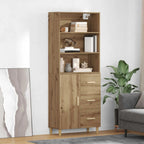 Haut Armoire 69,5 X 32,5 X 180 Cm Bois Robuste - www.minichezmoi.com