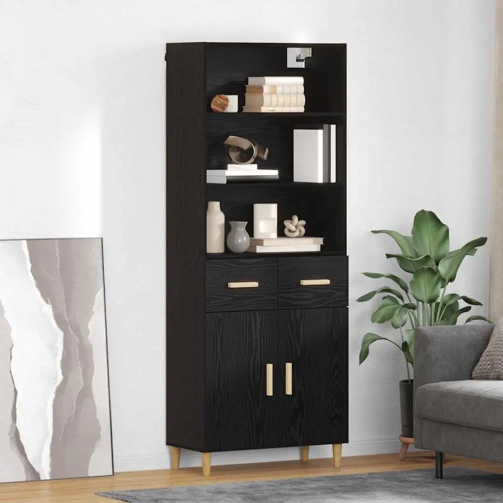 Haut Armoire 69,5 X 32,5 X 180 Cm Bois Robuste - www.minichezmoi.com