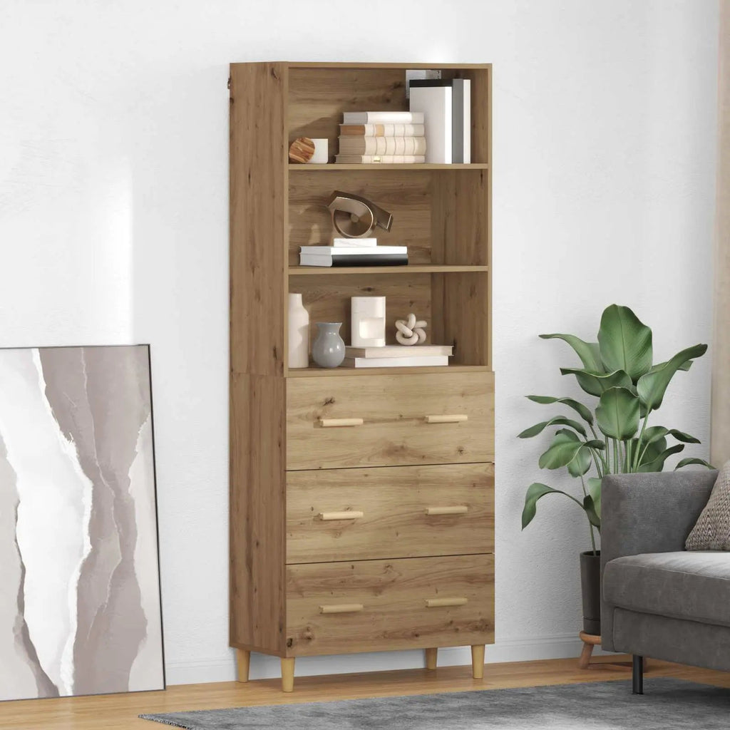 Haut Armoire 69,5 X 32,5 X 180 Cm Bois Robuste - www.minichezmoi.com