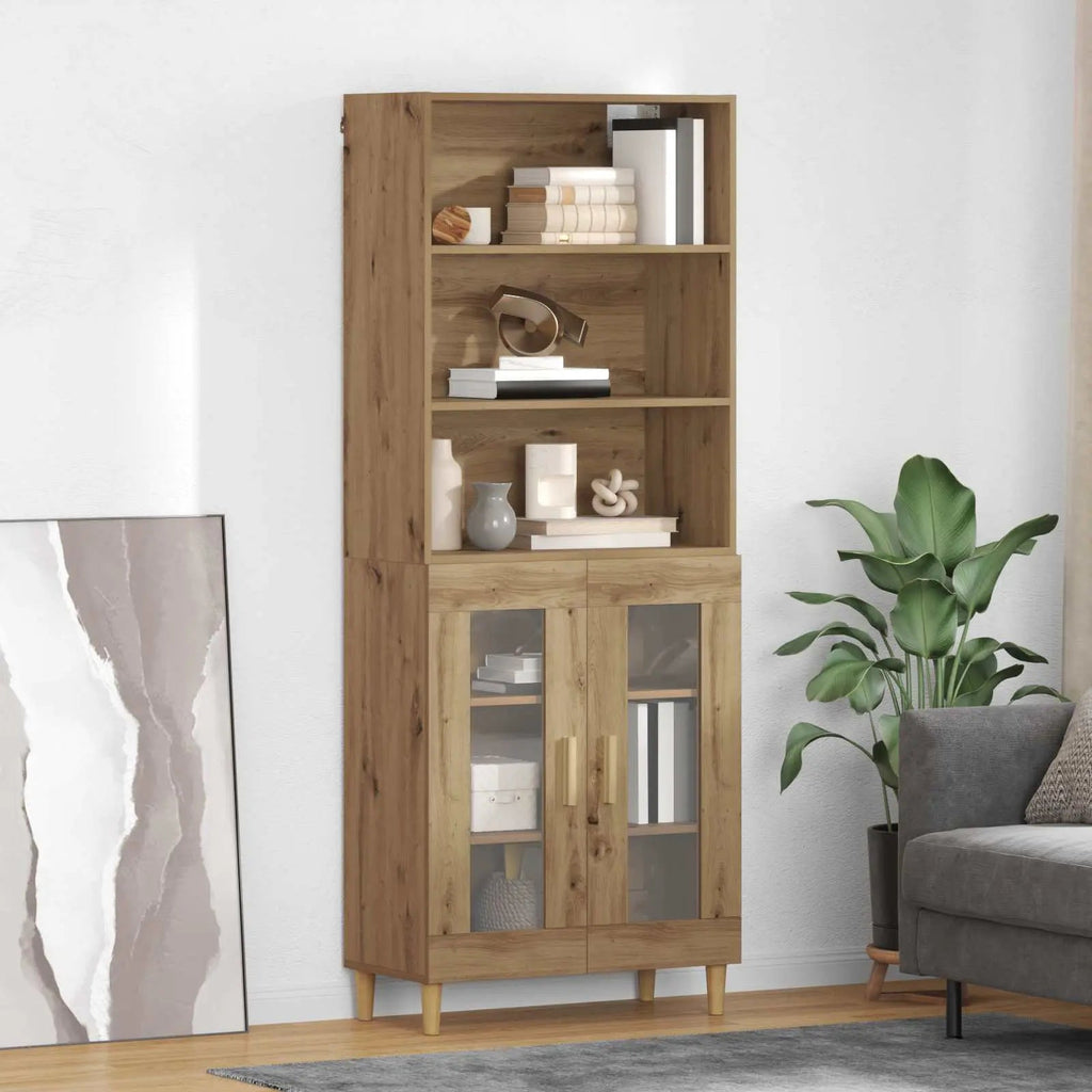 Haut Armoire 69,5 X 32,5 X 180 Cm Bois Robuste - www.minichezmoi.com