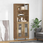 Haut Armoire 69,5 X 32,5 X 180 Cm Bois Robuste - www.minichezmoi.com