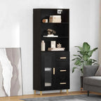 Haut Armoire 69,5 X 32,5 X 180 Cm Bois Robuste - www.minichezmoi.com