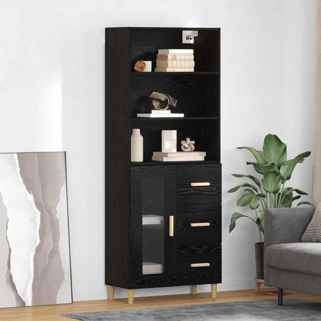 Haut Armoire 69,5 X 32,5 X 180 Cm Bois Robuste - www.minichezmoi.com