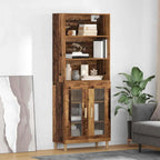 Haut Armoire 69,5 X 32,5 X 180 Cm Bois Robuste - www.minichezmoi.com