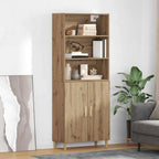 Haut Armoire 69,5 X 32,5 X 180 Cm Bois Robuste - www.minichezmoi.com
