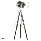 Lampadaire À Trépied Noir Bois De Manguier Massif 171 Cm - www.minichezmoi.com