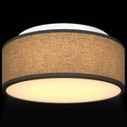 Lampe De Plafond 30 X 30 X 13,5 Cm Tissu - www.minichezmoi.com