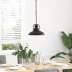 Lampe Suspendue E27 Noir Ø 31 Cm Fer - www.minichezmoi.com