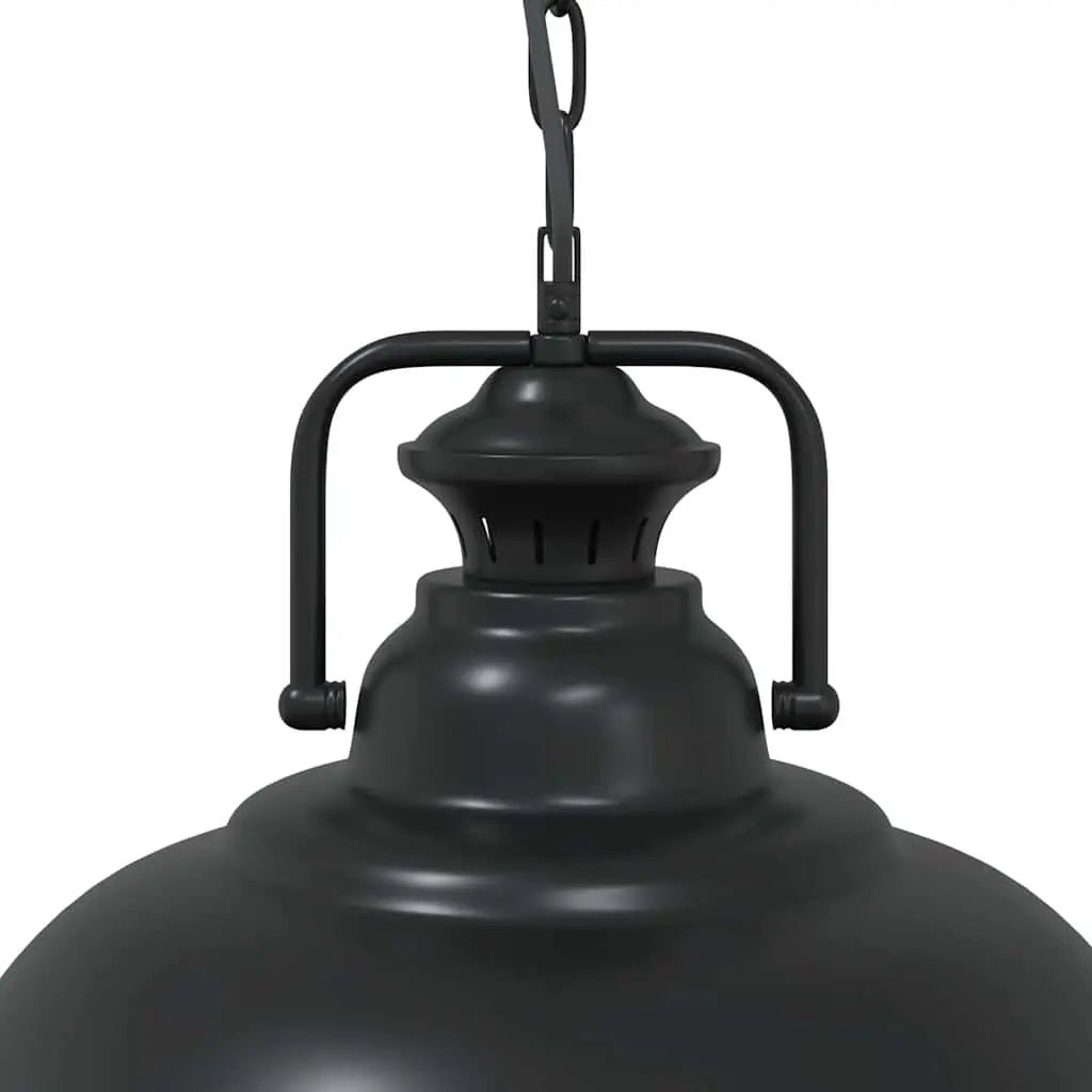 Lampe Suspendue E27 Noir Ø 31 Cm Fer - www.minichezmoi.com