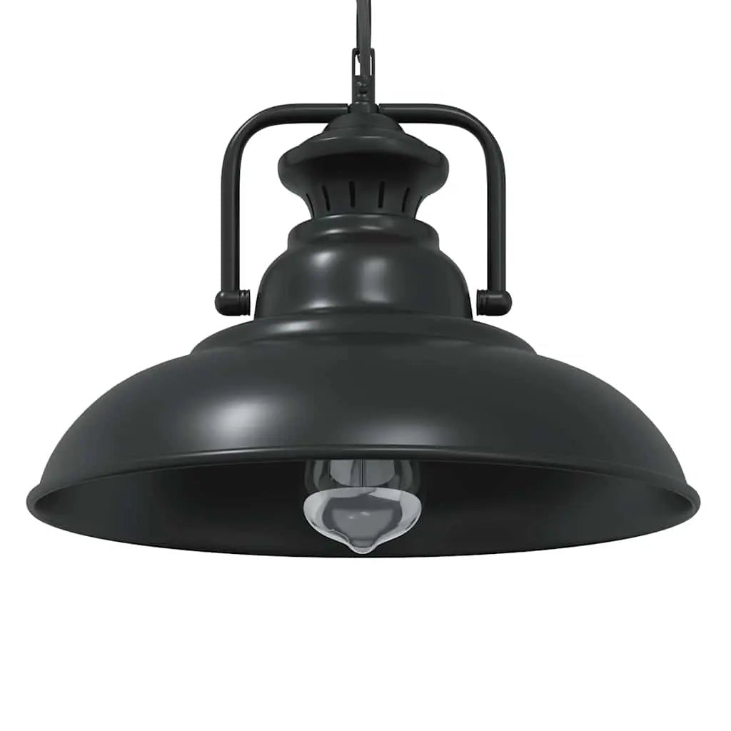 Lampe Suspendue E27 Noir Ø 31 Cm Fer - www.minichezmoi.com