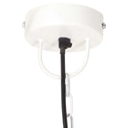 Lampe Suspendue Industrielle 25 W Rond 30 Cm E27 Blanc - www.minichezmoi.com