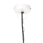 Lampe Suspendue Industrielle 25 W Rond 42 Cm E27 Blanc - www.minichezmoi.com