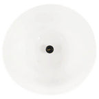 Lampe Suspendue Industrielle 25 W Rond 42 Cm E27 Blanc - www.minichezmoi.com