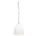 Lampe Suspendue Industrielle 25 W Rond 42 Cm E27 Blanc - www.minichezmoi.com
