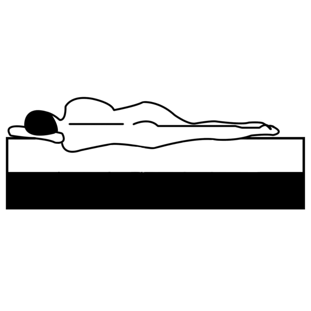 Matelas De Sommier À Lattes 190X90X20 Cm Mi - Doux Tissu - www.minichezmoi.com