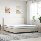 Matelas En Mousse À Mémoire De Forme Blanc 200X200X17 Cm Doux - www.minichezmoi.com