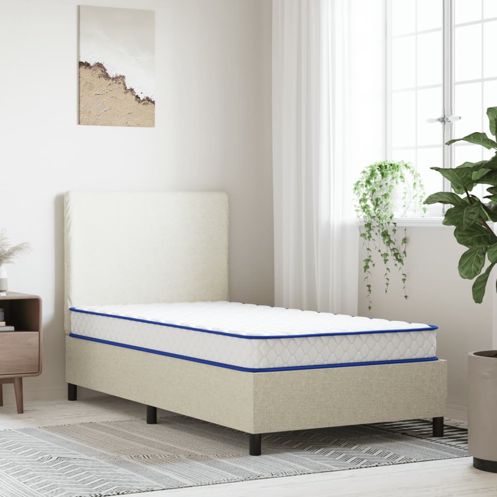 Matelas En Mousse À Mémoire De Forme Blanc 200X200X17 Cm Doux - www.minichezmoi.com