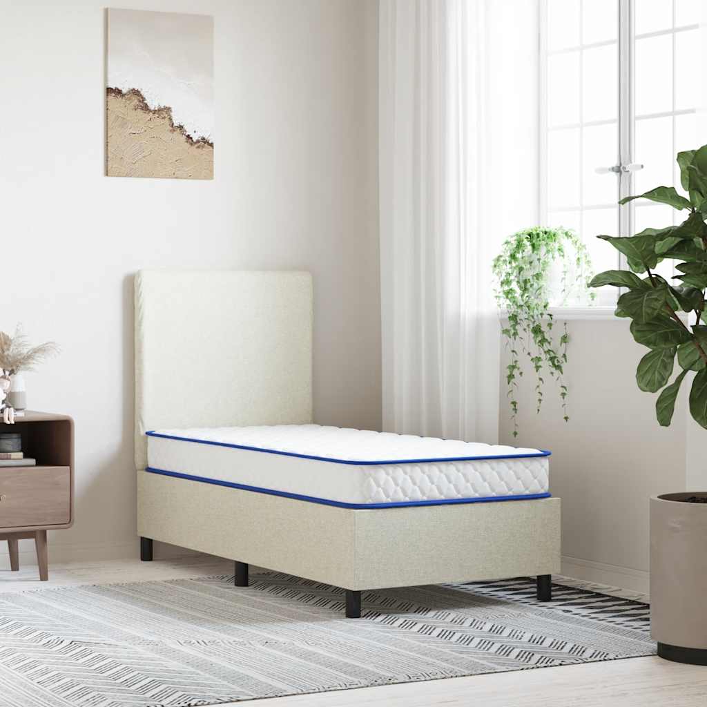 Matelas En Mousse À Mémoire De Forme Blanc 200X200X17 Cm Doux - www.minichezmoi.com