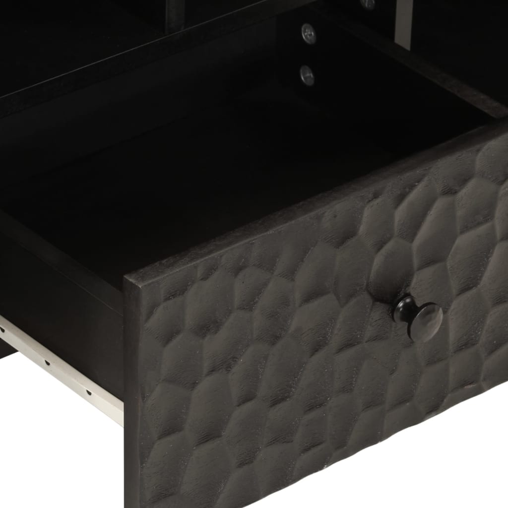 Meuble Tv 100X33X46 Cm Bois Massif De Manguier - www.minichezmoi.com
