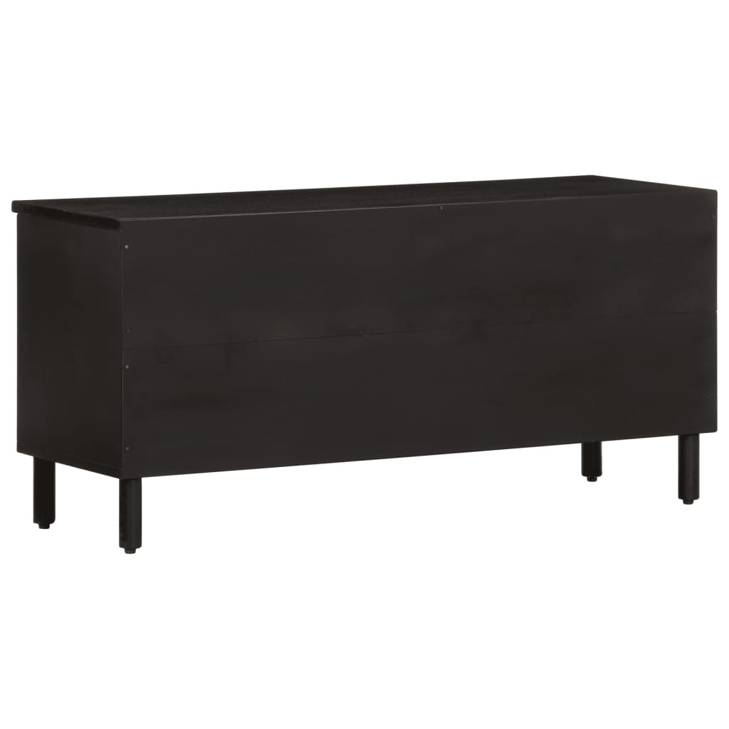 Meuble Tv 100X33X46 Cm Bois Massif De Manguier - www.minichezmoi.com