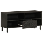 Meuble Tv 100X33X46 Cm Bois Massif De Manguier - www.minichezmoi.com