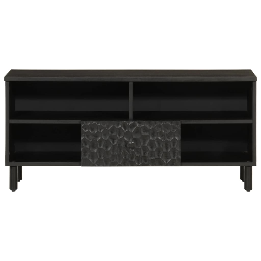 Meuble Tv 100X33X46 Cm Bois Massif De Manguier - www.minichezmoi.com