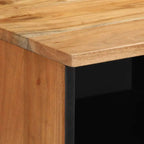 Meuble TV avec tiroir Bois d'Acacia Massif 100 x 33,5 x 46 cm - www.minichezmoi.com