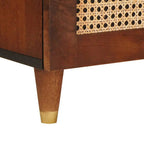 Meuble Tv Marron 80 X 33,5 X 46 Cm Bois De Mangue Massif - www.minichezmoi.com