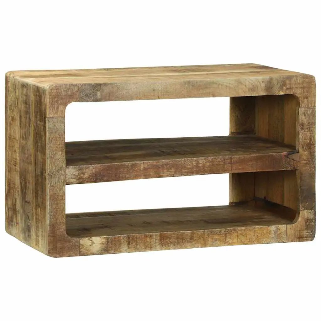 Meuble Tv Marron Bois De Manguier Massif - www.minichezmoi.com