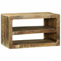 Meuble Tv Marron Bois De Manguier Massif - www.minichezmoi.com