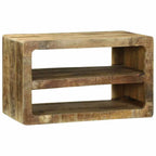 Meuble Tv Marron Bois De Manguier Massif - www.minichezmoi.com