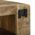Meuble Tv Marron Bois De Manguier Massif - www.minichezmoi.com
