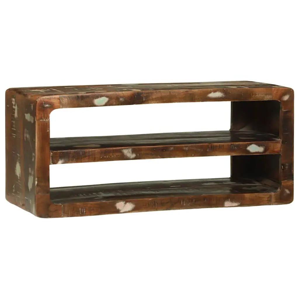 Meuble Tv Marron Bois De Manguier Massif - www.minichezmoi.com