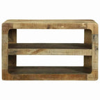 Meuble Tv Marron Bois De Manguier Massif - www.minichezmoi.com