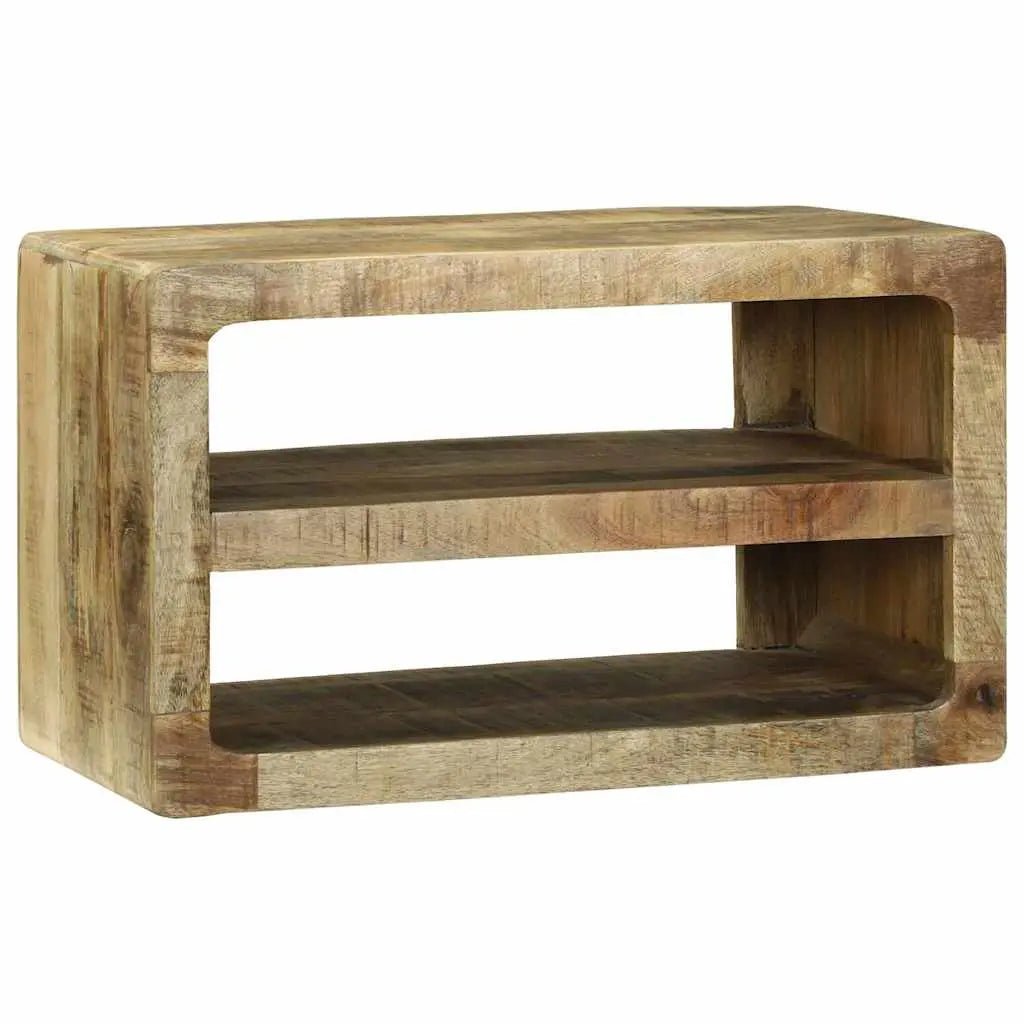 Meuble Tv Marron Bois De Manguier Massif - www.minichezmoi.com