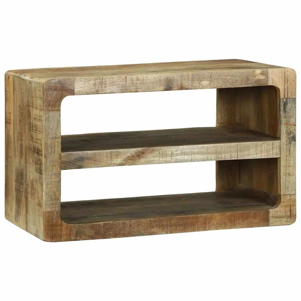 Meuble Tv Marron Bois De Manguier Massif - www.minichezmoi.com