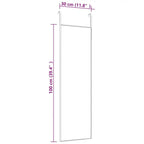 Miroir De Porte Verre Et Aluminium - www.minichezmoi.com