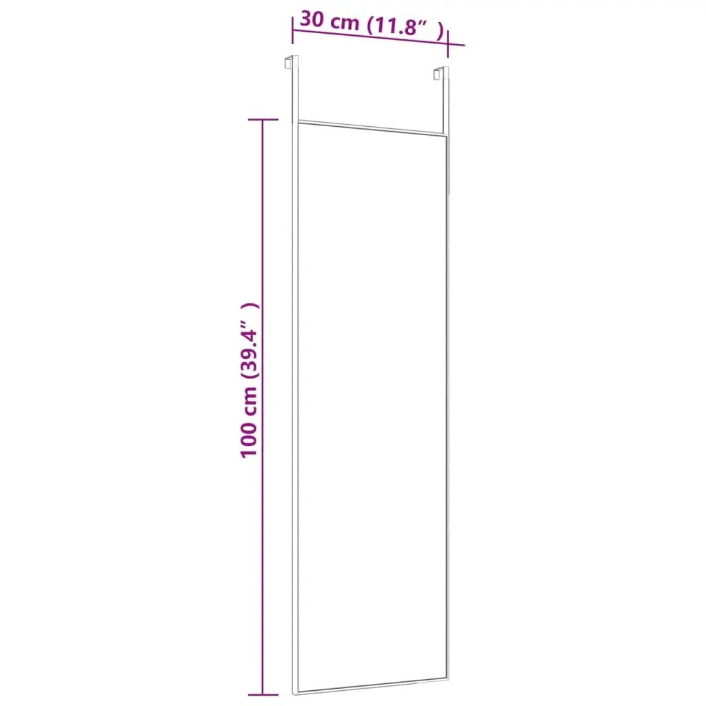Miroir De Porte Verre Et Aluminium - www.minichezmoi.com