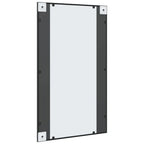 Miroir Mural Noir Rectangulaire Fer - www.minichezmoi.com