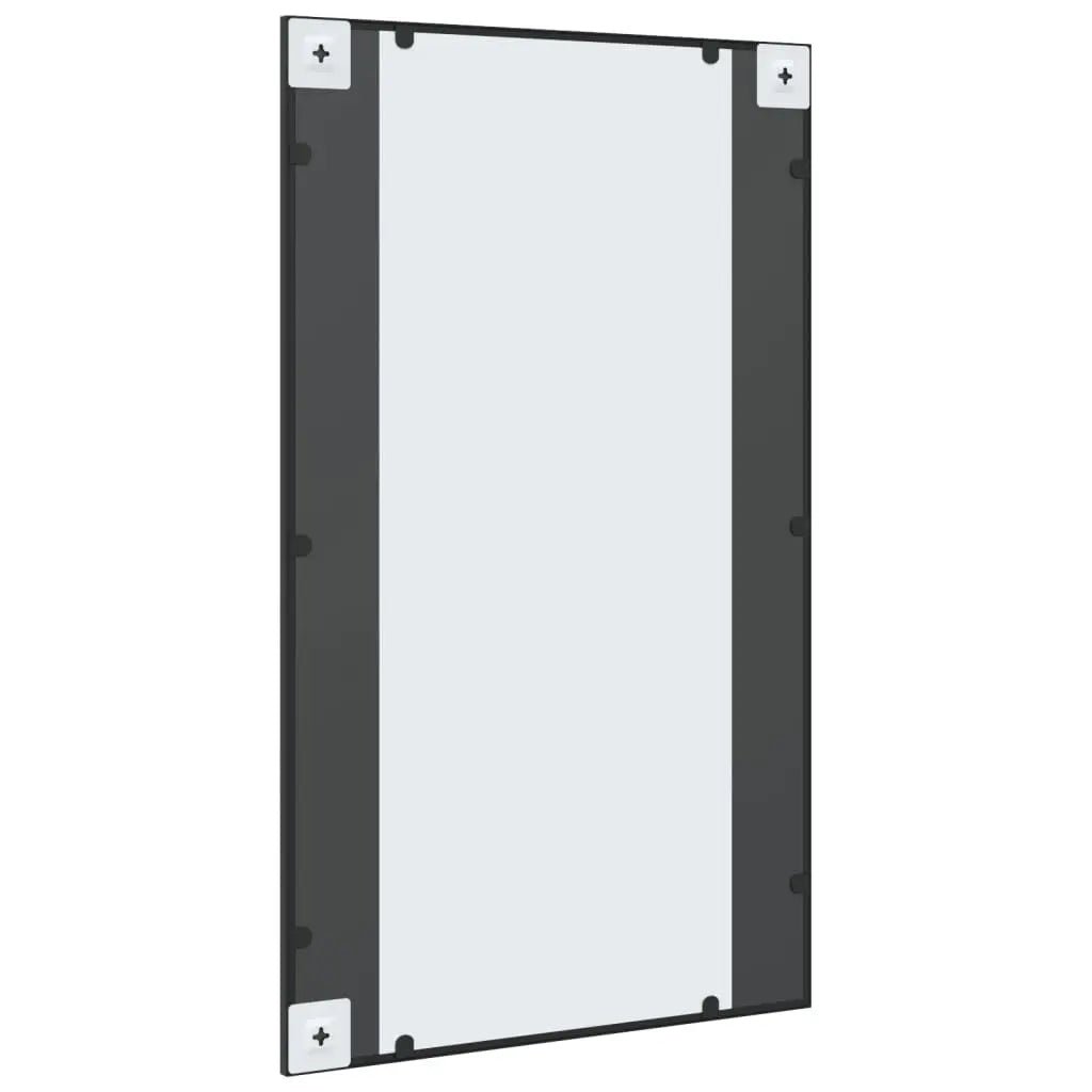 Miroir Mural Noir Rectangulaire Fer - www.minichezmoi.com