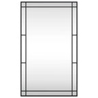 Miroir Mural Noir Rectangulaire Fer - www.minichezmoi.com