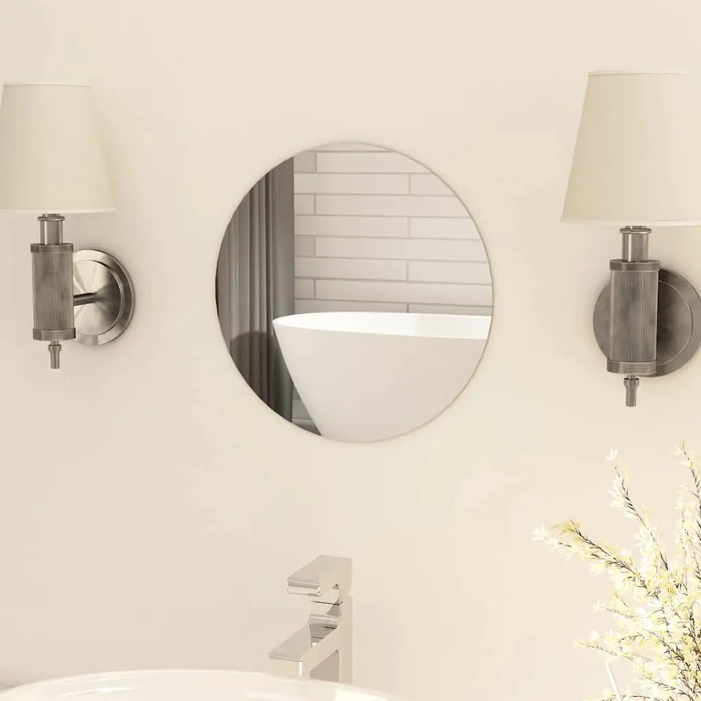 Miroir Rond Sans Cadre 30 Cm Verre - www.minichezmoi.com