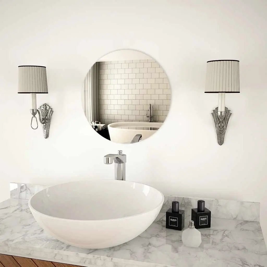 Miroir Rond Sans Cadre 30 Cm Verre - www.minichezmoi.com