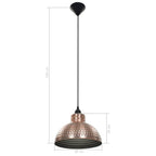 Plafonnier 2 Pcs Semi - Sphérique Couleur Cuivre - www.minichezmoi.com