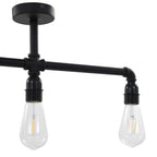 Plafonnier Noir 3 Ampoules E27 - www.minichezmoi.com