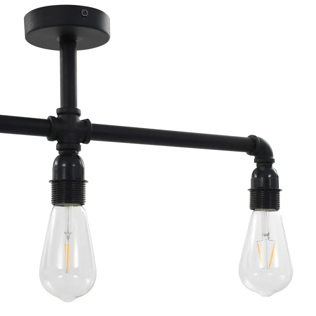 Plafonnier Noir 3 Ampoules E27 - www.minichezmoi.com