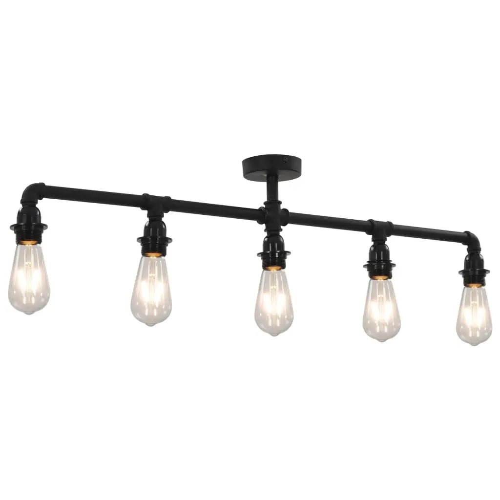 Plafonnier Noir 3 Ampoules E27 - www.minichezmoi.com