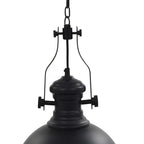 Plafonnier Rond E27 Noir - www.minichezmoi.com