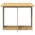 Table À Manger Papillon Pliable Corona Cire Marron Bois De Pin - www.minichezmoi.com